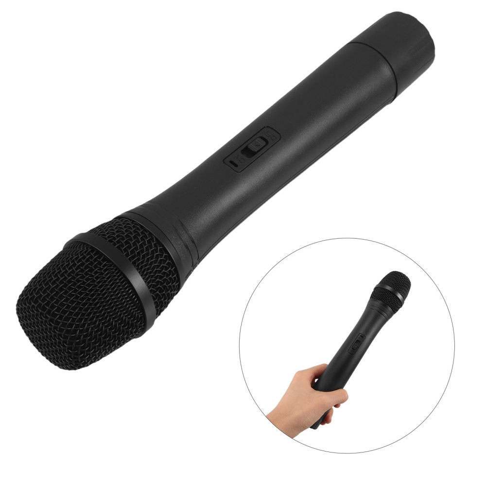 Microphone Prop – Black Kids Pretend Microphone Toy Simulation Prop – Realistic