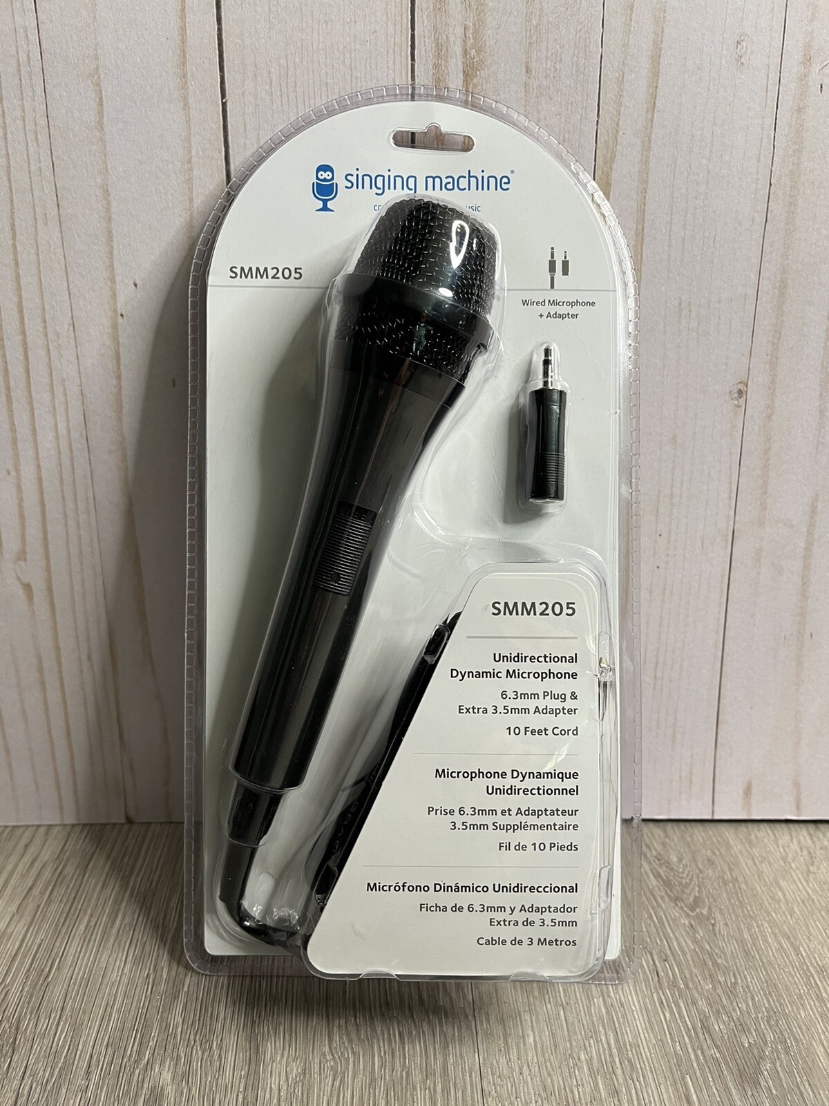 The Singing Machine SMM205 Unidirectional Dynamic Microphone