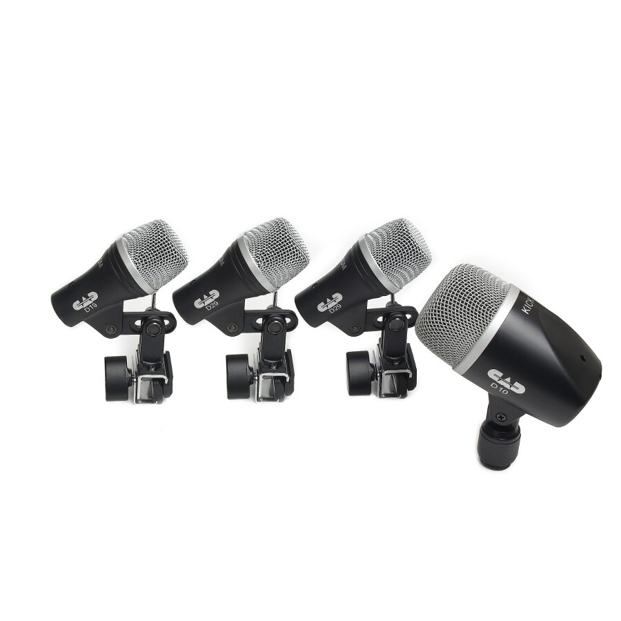 CAD Audio STAGE4 4-Piece Drum Set Microphone Pack Bundle