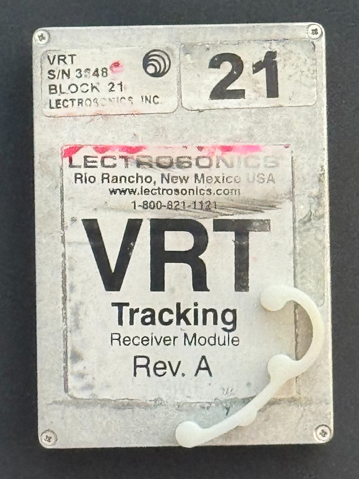 Lectrosonics VRT Tracking Modules Block 21 BROWN (537.6 – 563.1 MHz.) w Clip