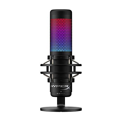HyperX QuadCast S Standalone Microphone RGB Lighting For Streamers/Content