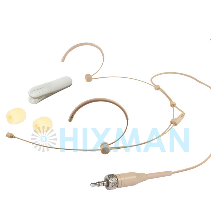 HIXMAN 4019 Headset Headworn Mic For Sennheiser Evolution G2 G3 Series Bodypack