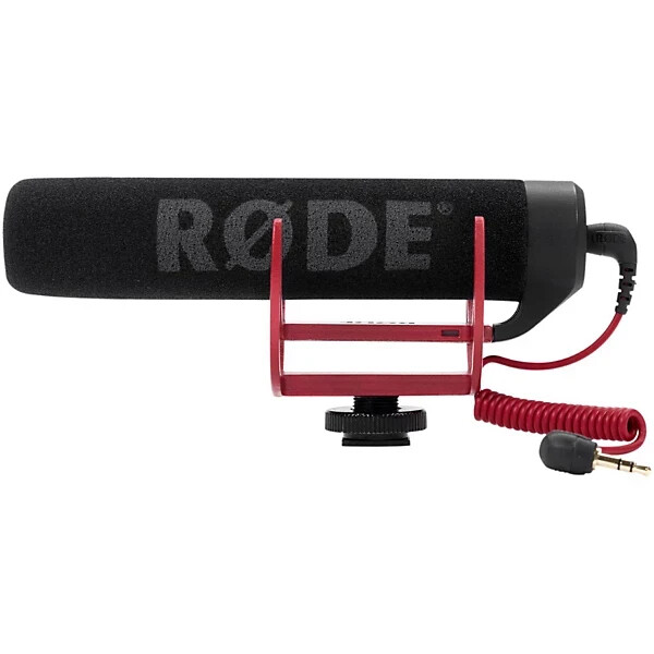 Rode VideoMic GO On-Camera Shotgun Microphone with Rycote Lyre Shock Mounting