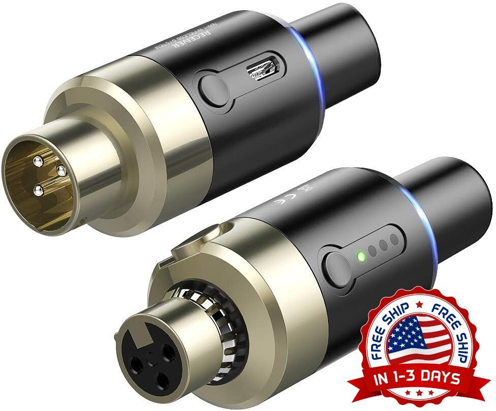 Sistema inalámbrico de guitarra receptor transmisor 5.8 GHz con 4 canales Nuevo