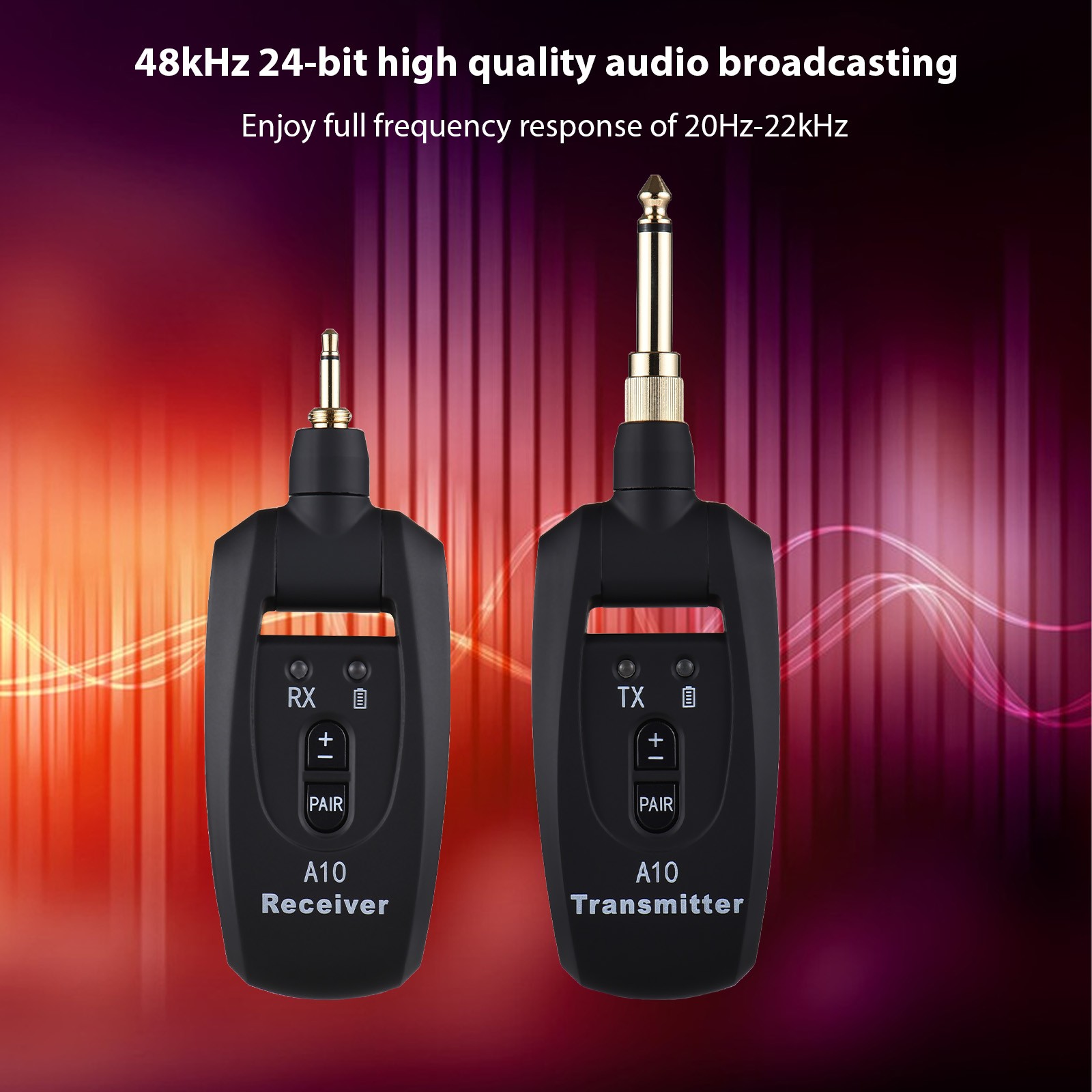 Wireless Guitar System Real-time Transmission 2.4G Ultra-low Latency Guitar SPHS