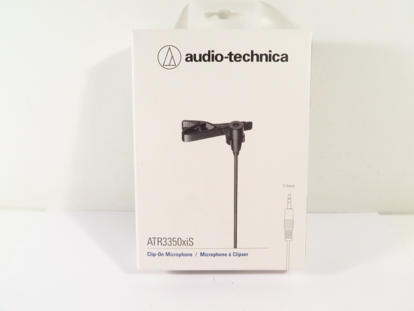 Audio-Technica Omnidirectional Condenser Lavalier Microphone ATR3350xiS, NEW