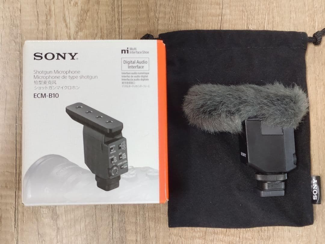 Sony ECM-B10 Multi Interface Shoe Mount Mini Shotgun Microphone #0010