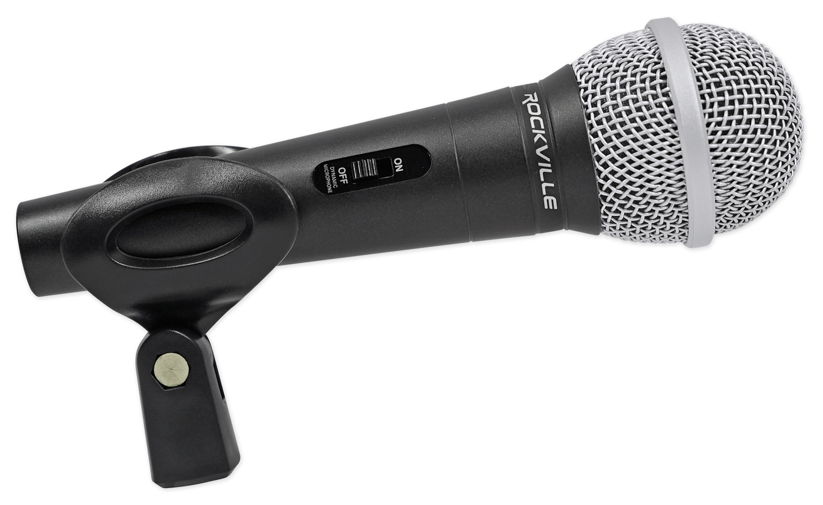 Rockville RMC-XLR Metal Handheld Wired Microphone Mic For Church Sound Systems
