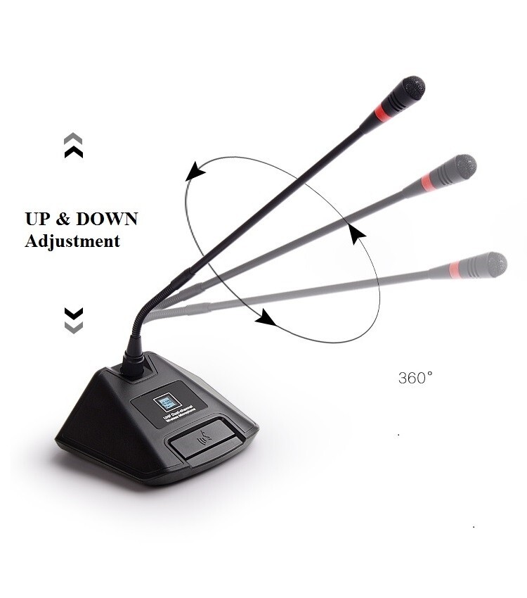 Gooseneck Conference Microphone for Wireless System 4200S Black