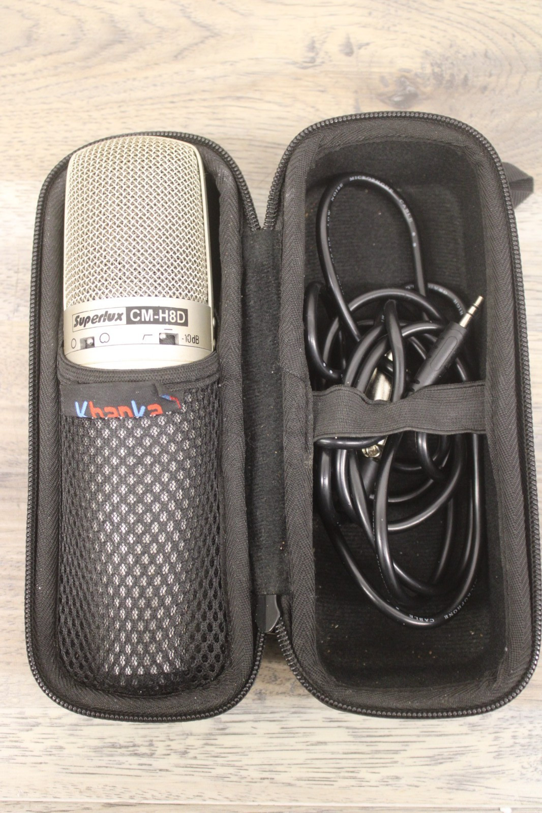 SUPERLUX CM-H8D CONDENSER MICROPHONE (NO POWER SUPPLY)