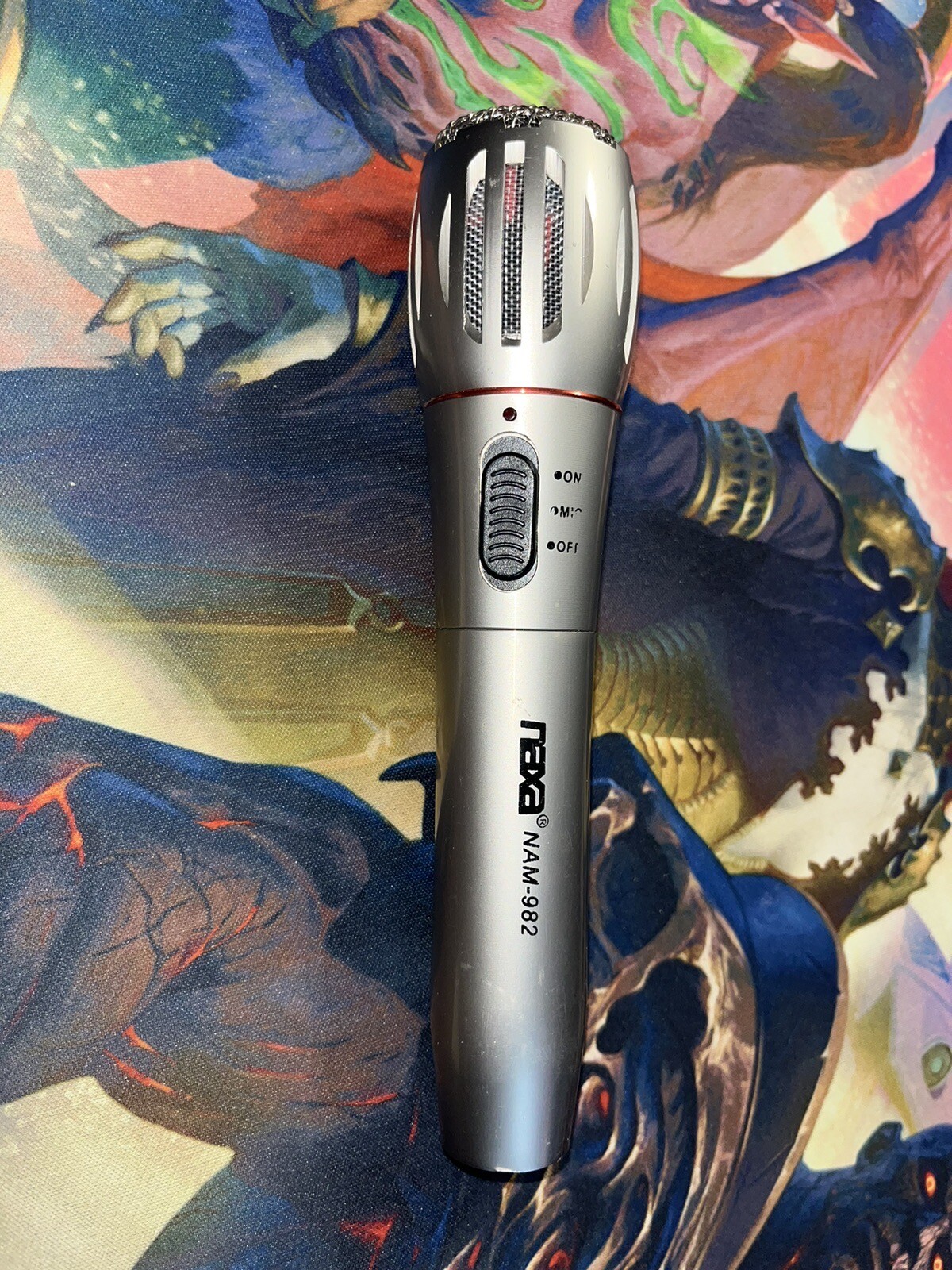 Naxa NAM-982 Dynamic Wireless Wired Mic System Professional Microphone