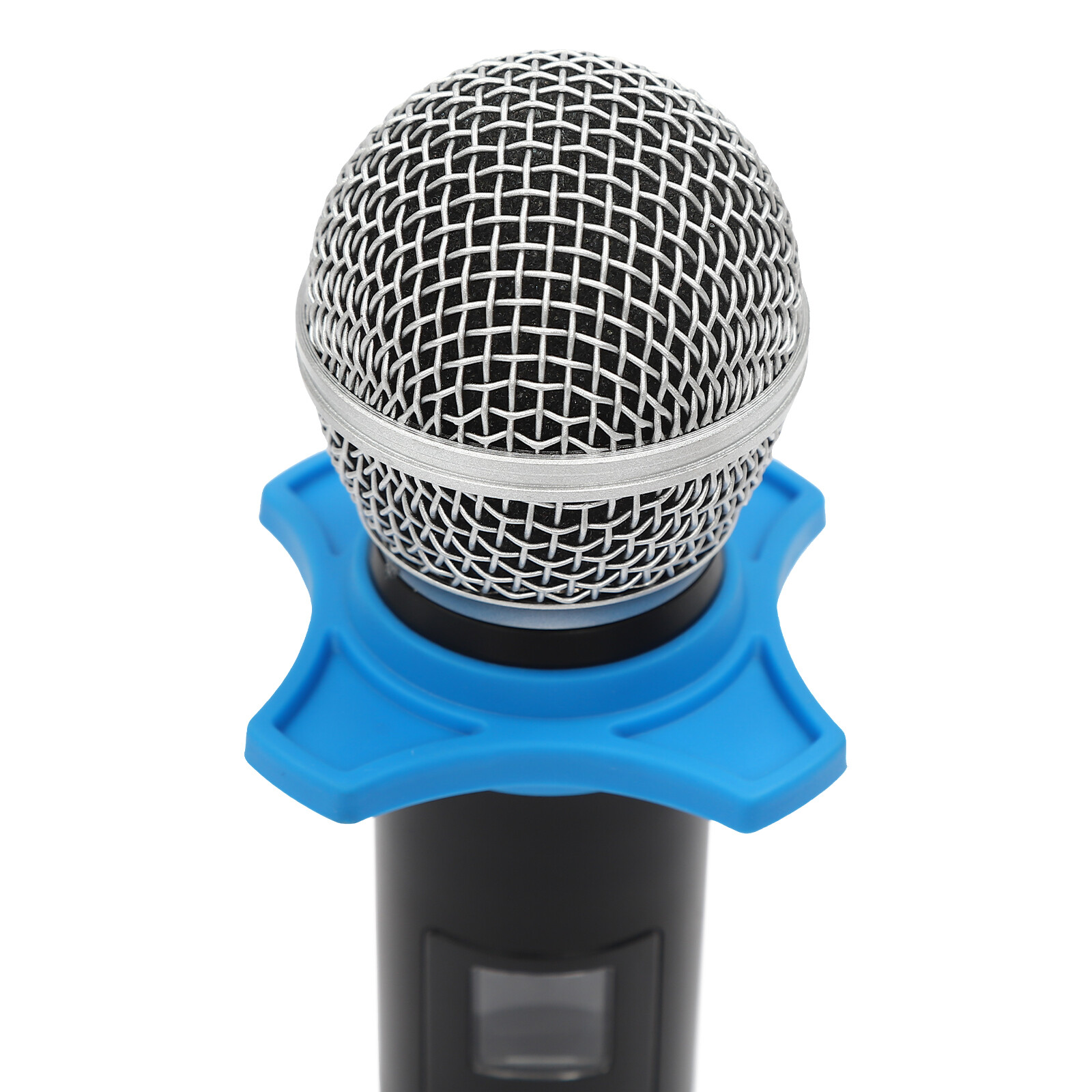 4* Handheld Microphones Wireless Microphone System Black With 1*Receiver 65.62ft