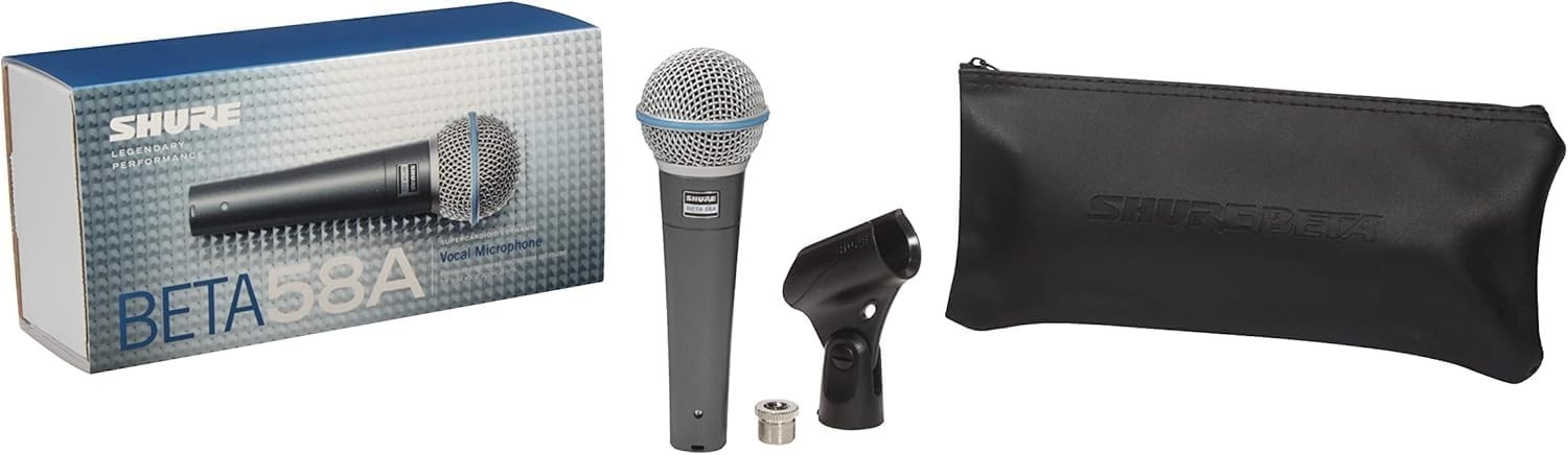 SHURE BETA 58A-J Dynamic Vocal Microphone New