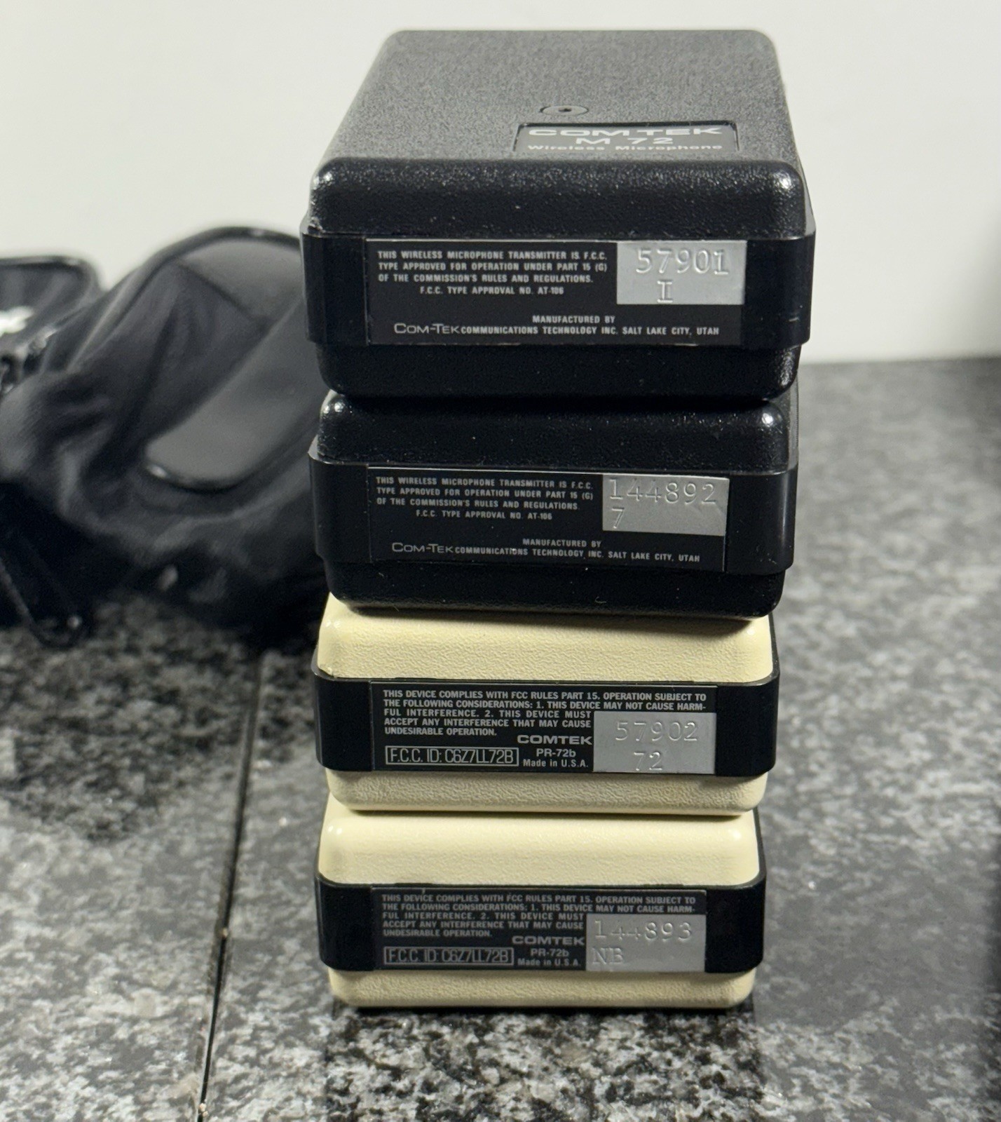 Comtek PR-72b Personal Receiver + M72 Transmitter w/ Case Belt Clip M PR 72 B