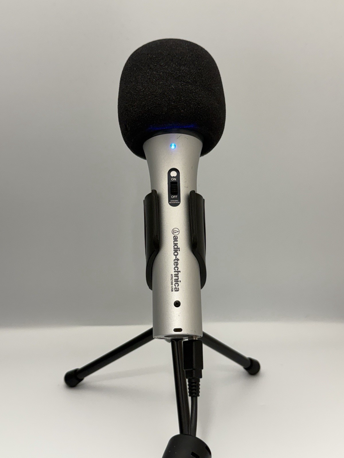 Audio-Technica ATR2100-USB Cardioid Dynamic USB XLR Microphone