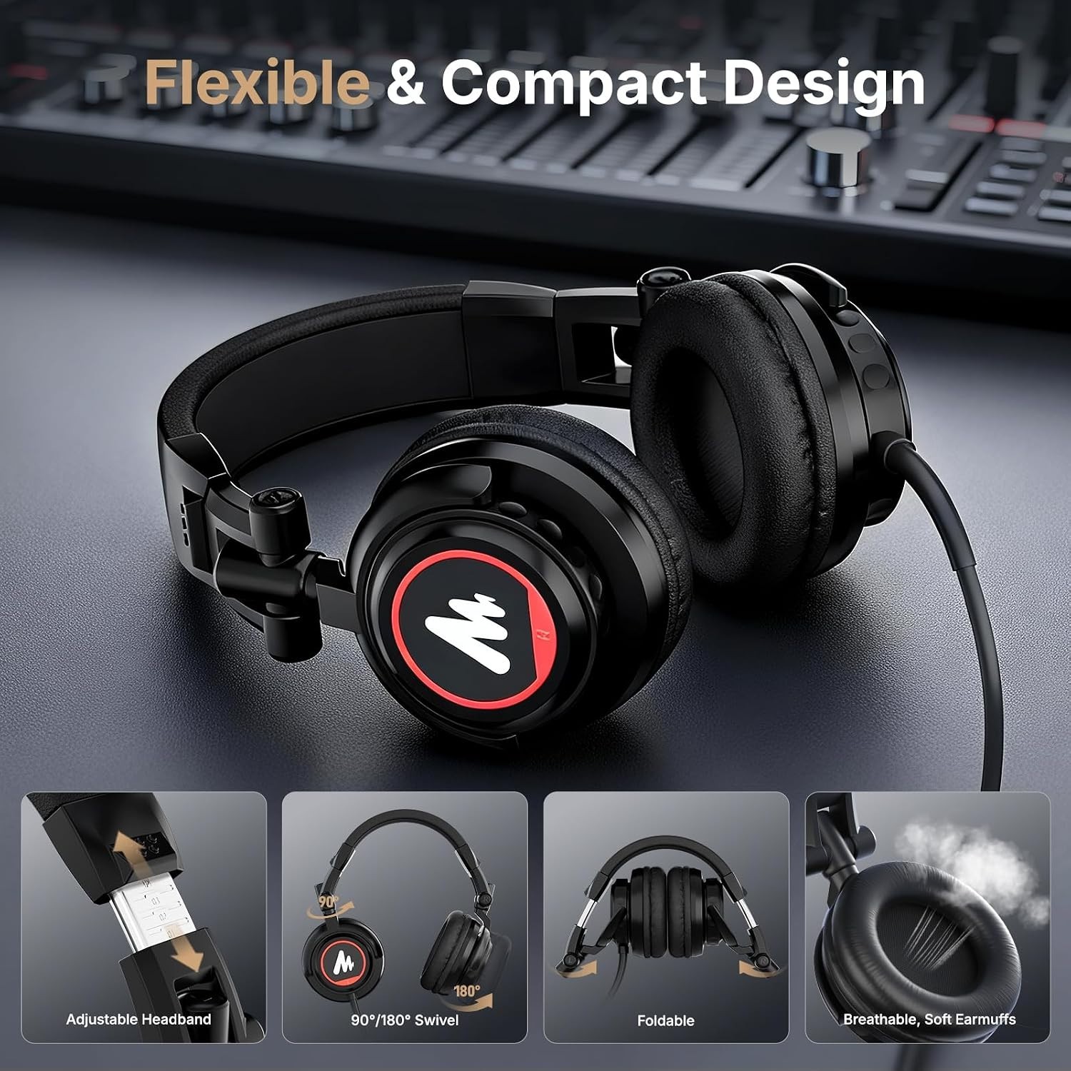 Gaming & Streaming USB Microphone Kit with Studio Headphones