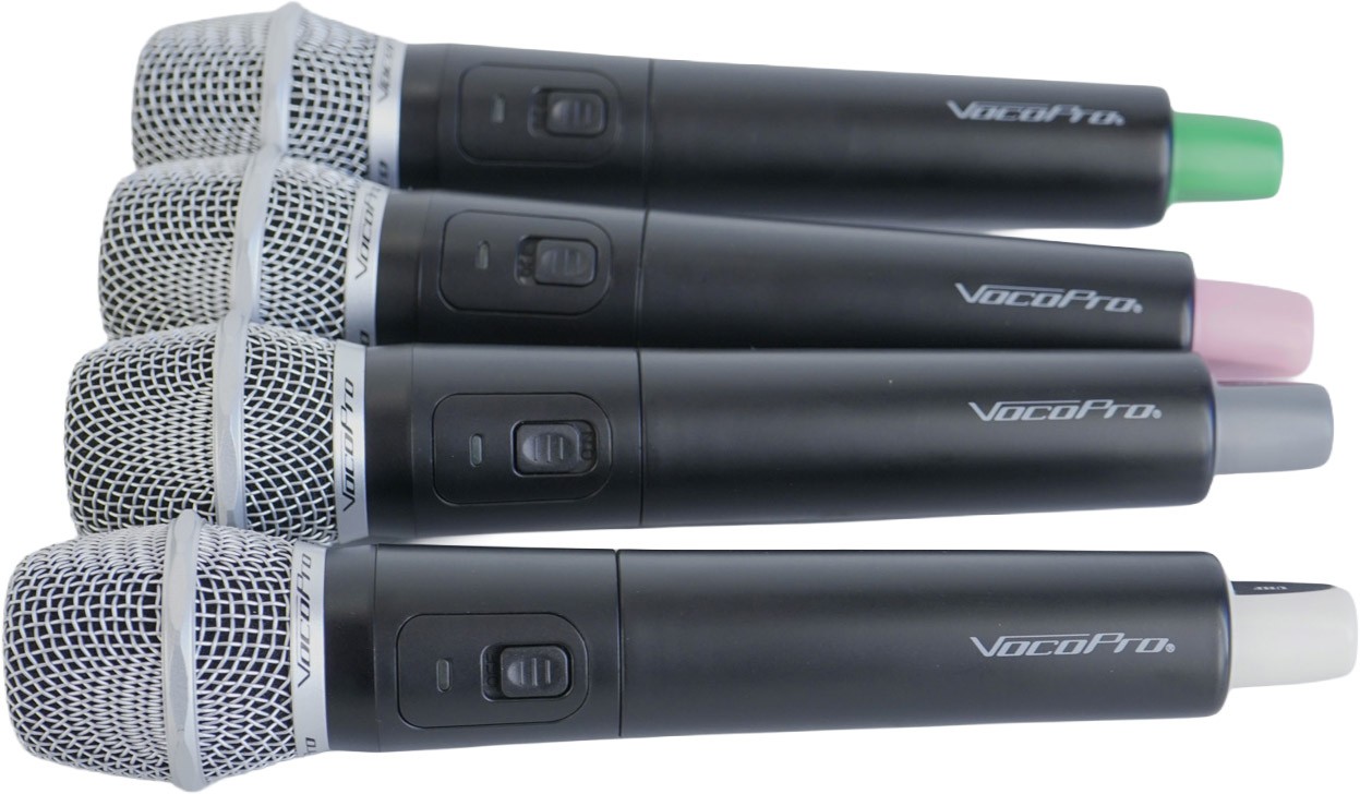VOCOPRO Digital-Quad-H 4-Channel UHF Wireless Handheld Microphone System