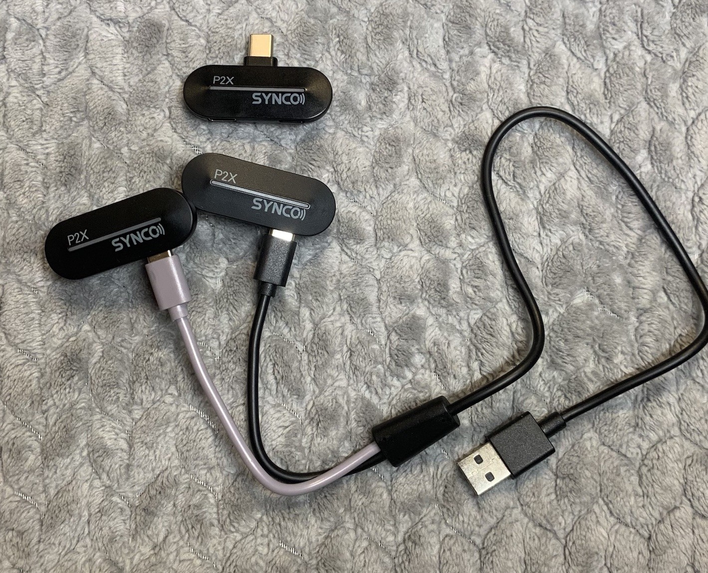 SYNCO P2XT Wireless Lavalier Microphone System USB-C Dual Mic Kit