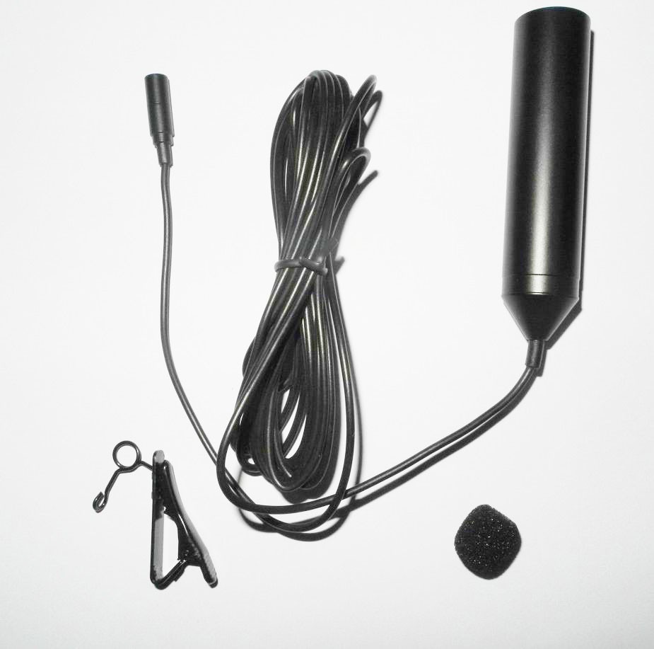 48 Volt Phantom Power Cannon XLR 3 Pin Miniature Tie Clip Microphones Mic