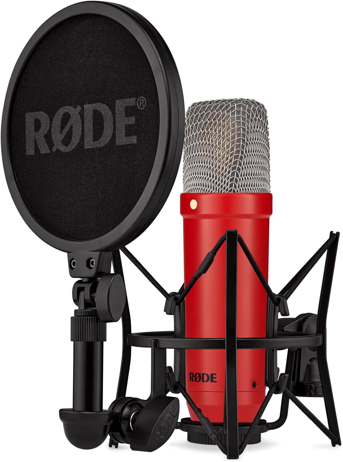 NT1 Signature Series Large-Diaphragm Condenser Microphone with Shock Mount, Pop