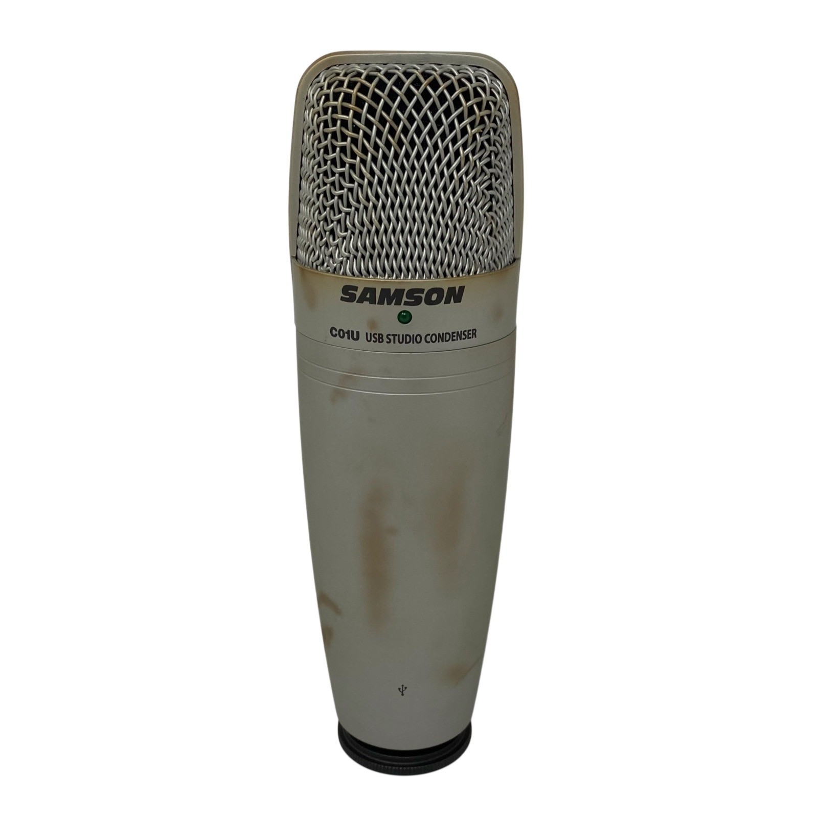 Samson C01U USB Studio Condenser Microphone Silver with Pouch Podcasting Music