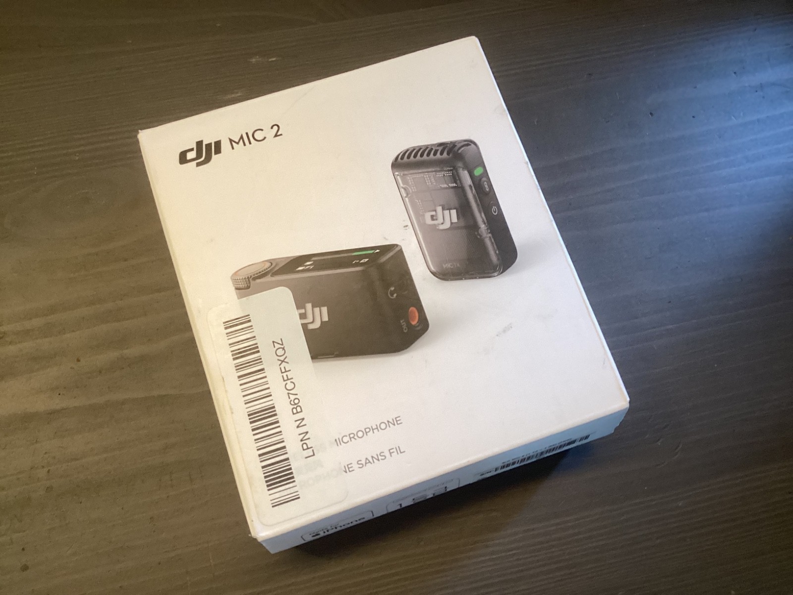 DJI Mic 2(1TX+1RX),Wireless Microphone Intelligent Noise Cancelling Microphone