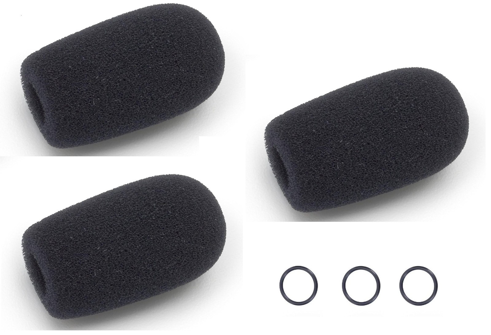 3 Replacement Windscreen Foam Covers for Headsets – Bose, David Clark, Lightspee