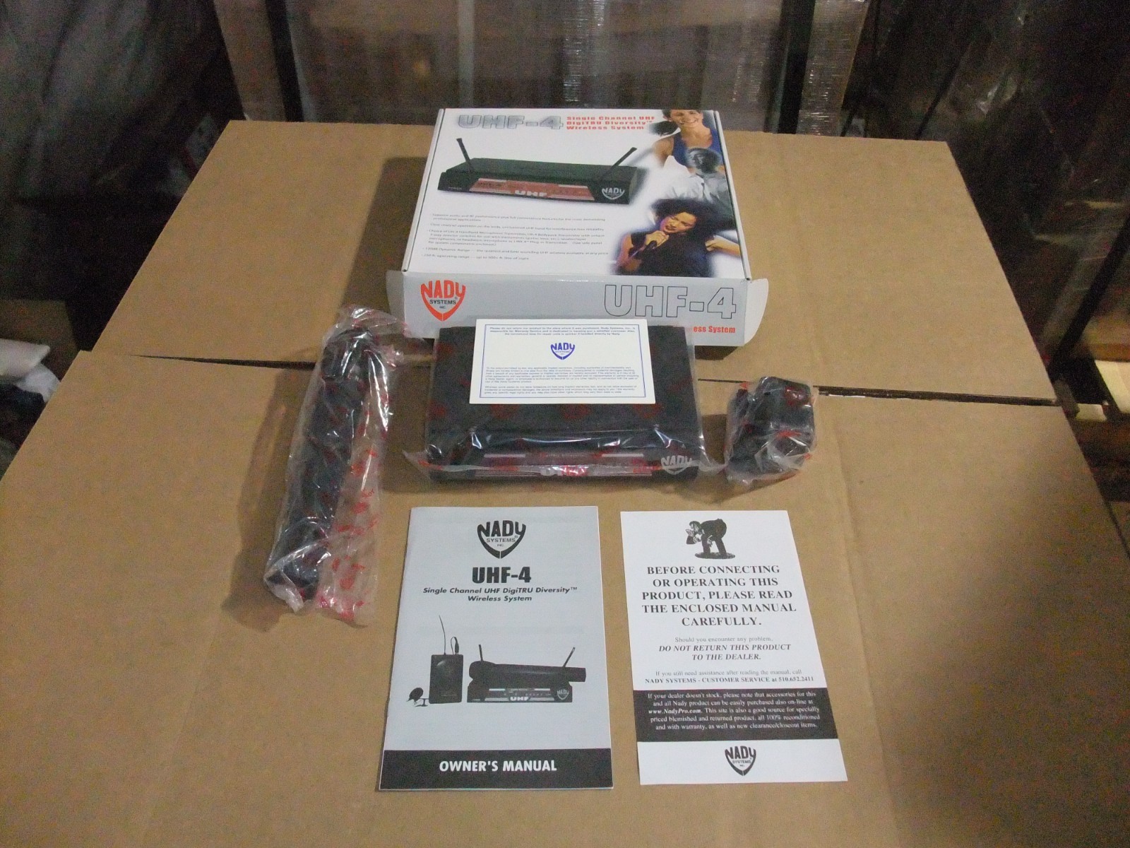 Nady Wireless UHF-4 Single Channel UHF DigiTRU Diversity Wireless System