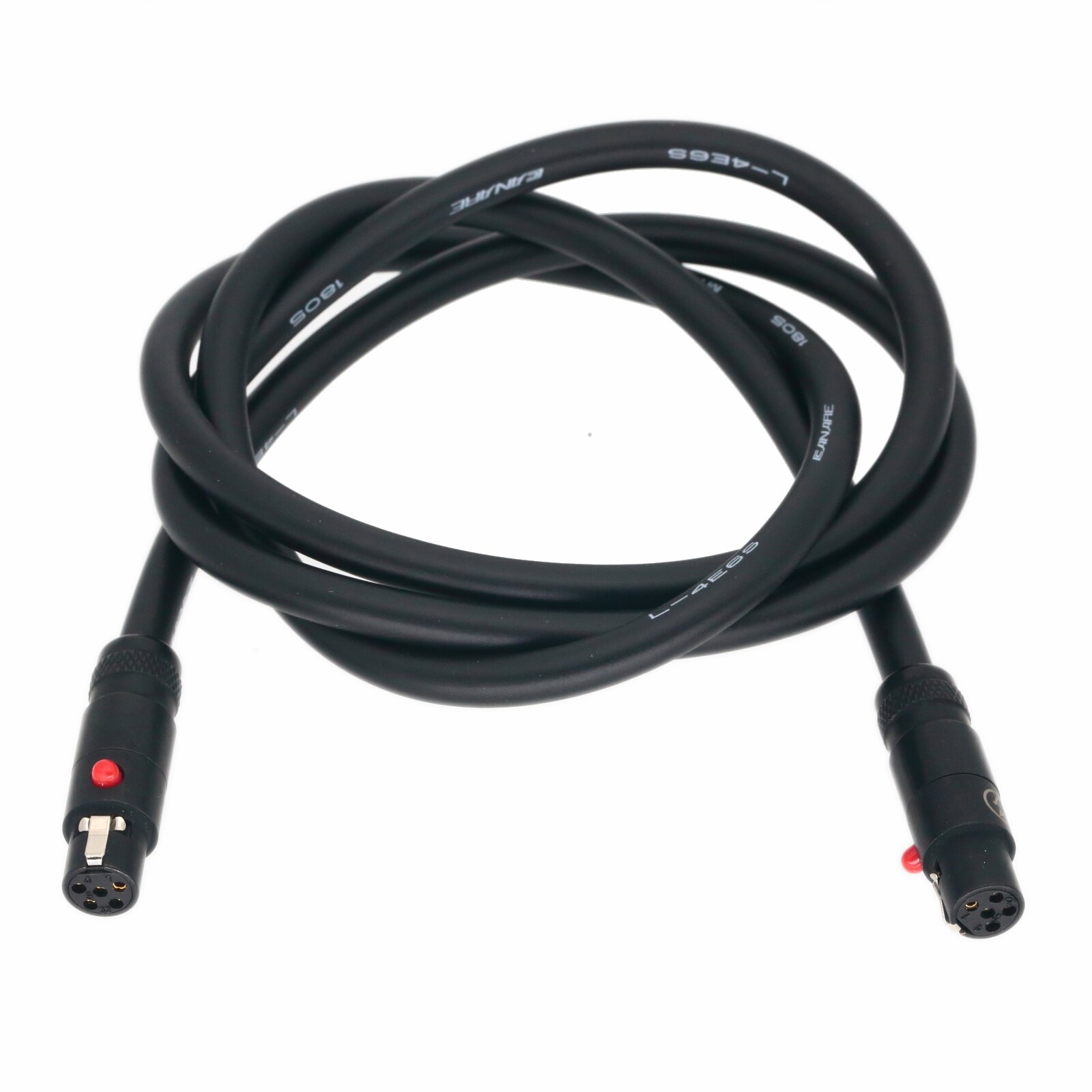 Mini-XLR 5-pin double TA5F female cable L-4E6S for Audio Balanced Microphone MIC