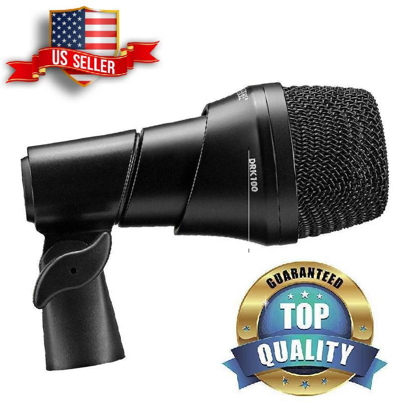 Mic For Bass/Kick Drum DRK100 New+Microphone Clip kit From DRDK7 Set – Dynamic