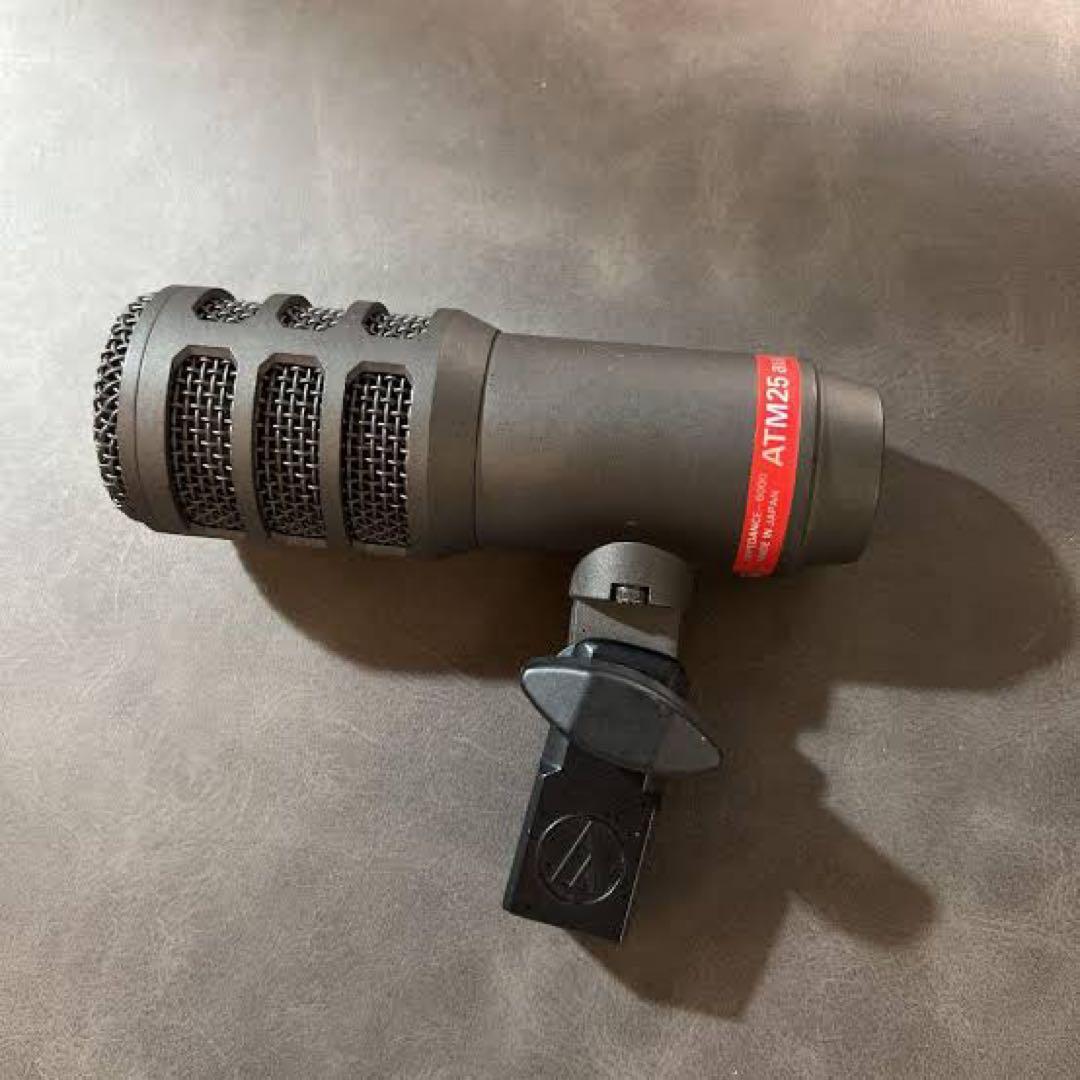Audio-Technica ATM25 Dynamic Microphone Hyper Cardioid Instrument Mic Black