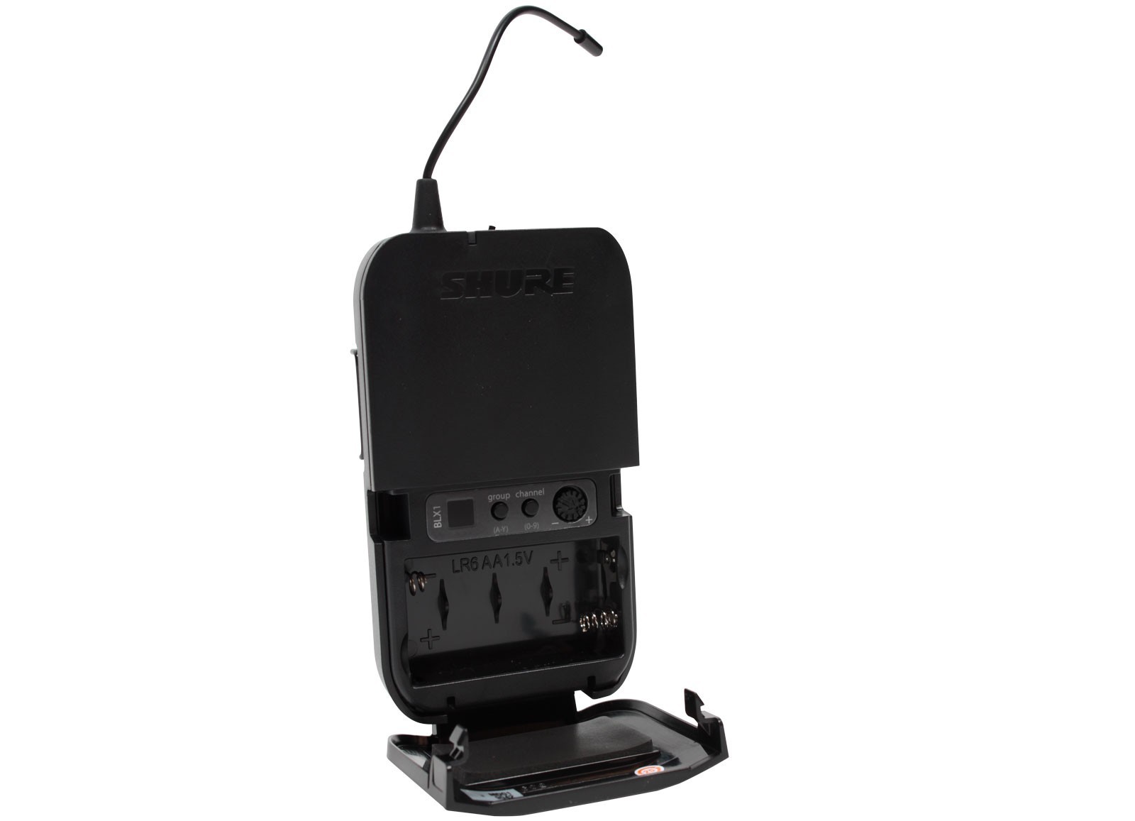 Shure BLX14R Rackmountable Wireless System w/Beige Earset Headset Mic – H10