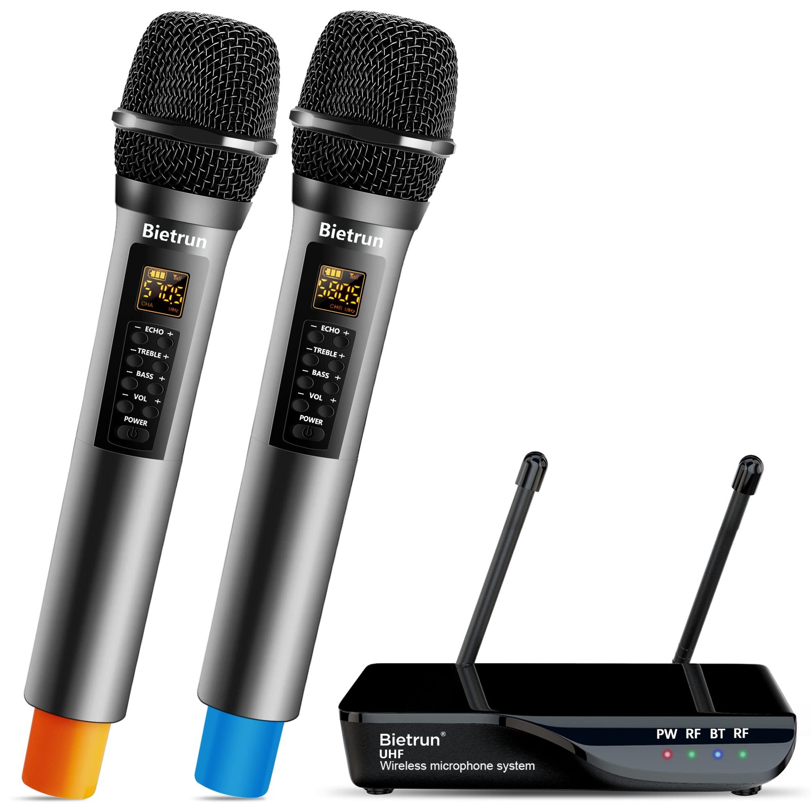 Microfono Inalambrico Với Sistema Dual Y Conexion Bluetooth Estilo Lujo