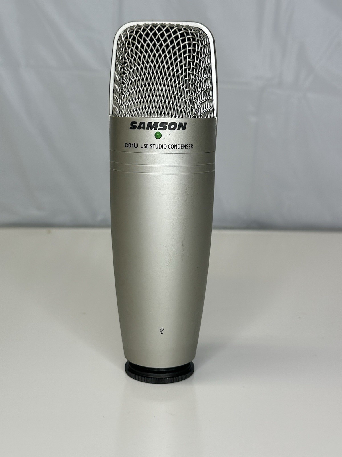 Samson C01U USB Studio Condenser Microphone Untested AS-IS Parts/Repair