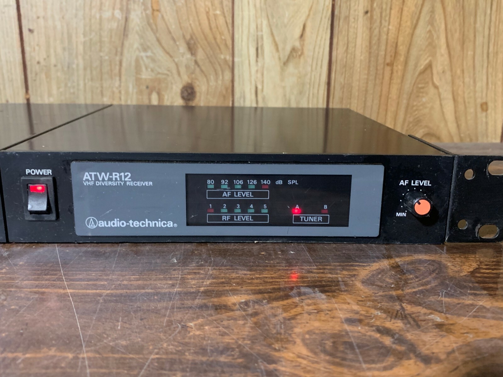 Set of 2 Audio Technica ATW-R12 VHF Diversity Receiver
