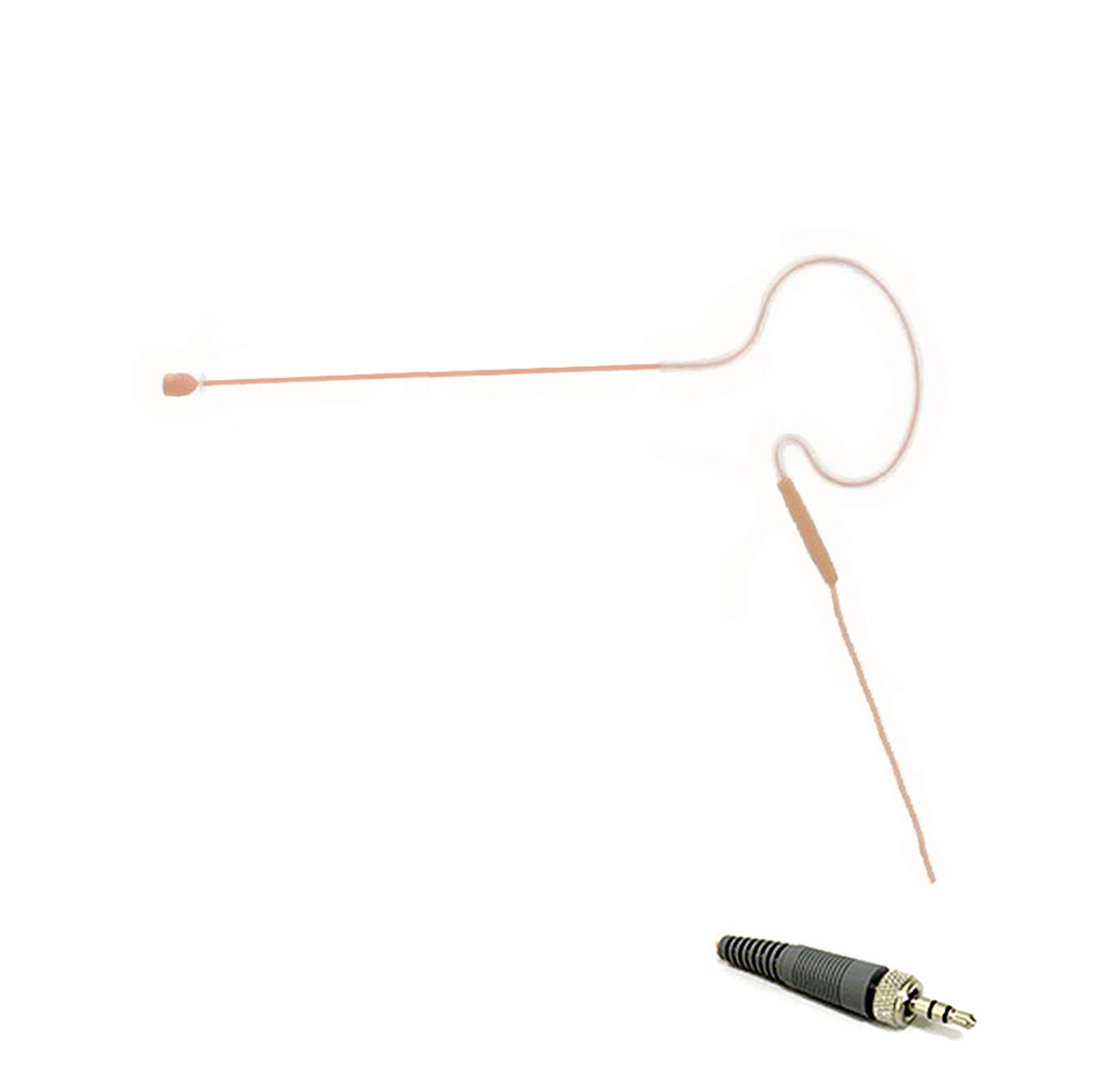 AV-Jefes AVL630T-LS Tan Color Mini Headset Microphone for Sennheiser Wireless