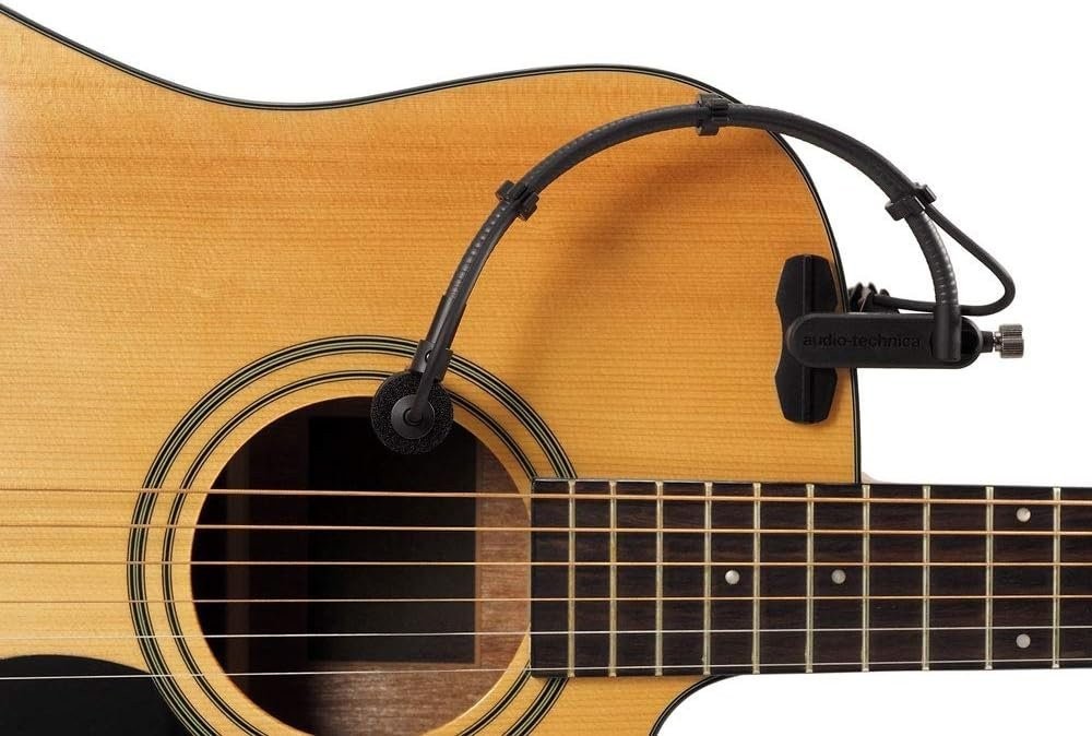 Audio Technica ATM350GL Cardiod Condenser Guitar Mount System 9in Gooseneck New!