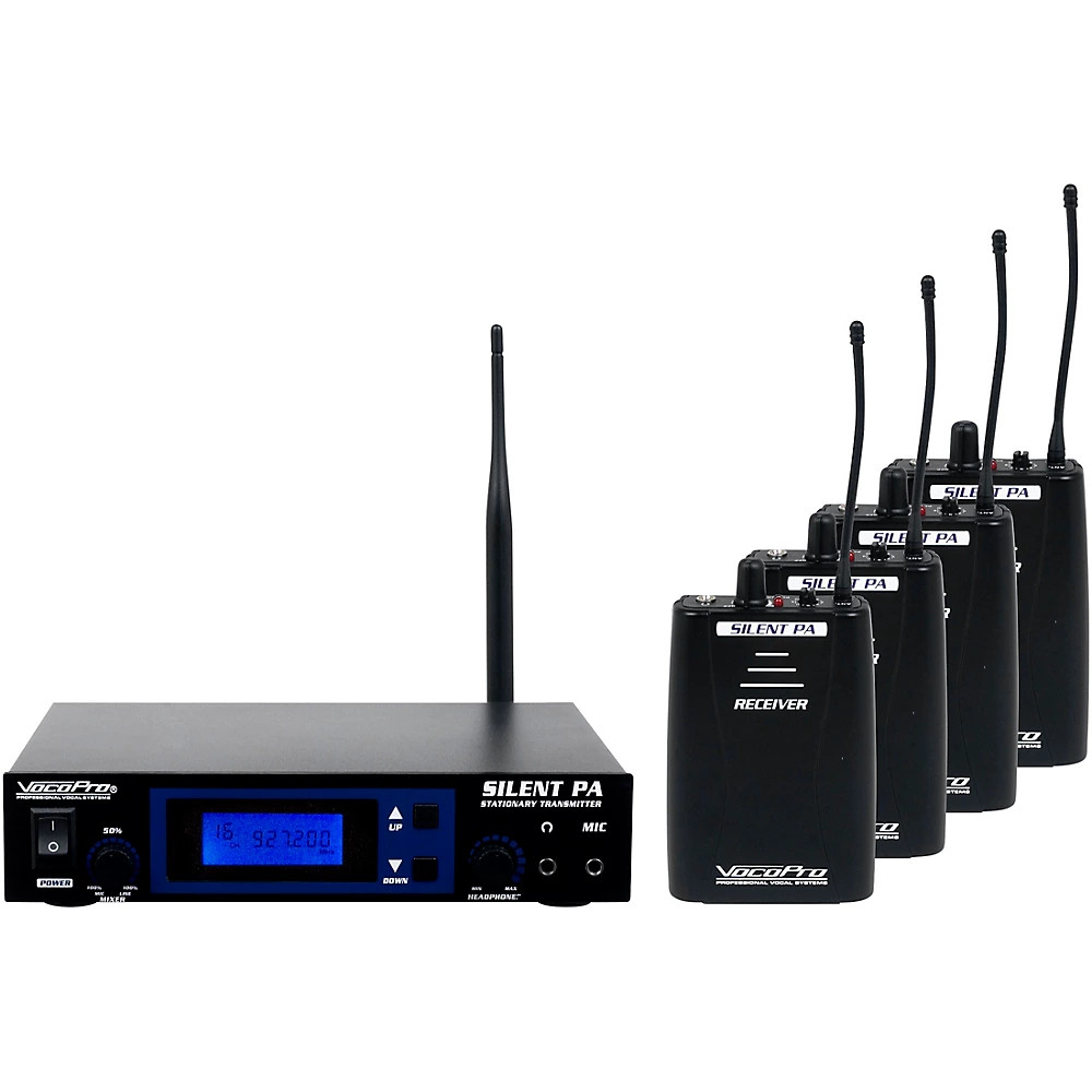 VocoPro SilentPAPRACTICE 16CH UHF Wireless Audio Broadcast System