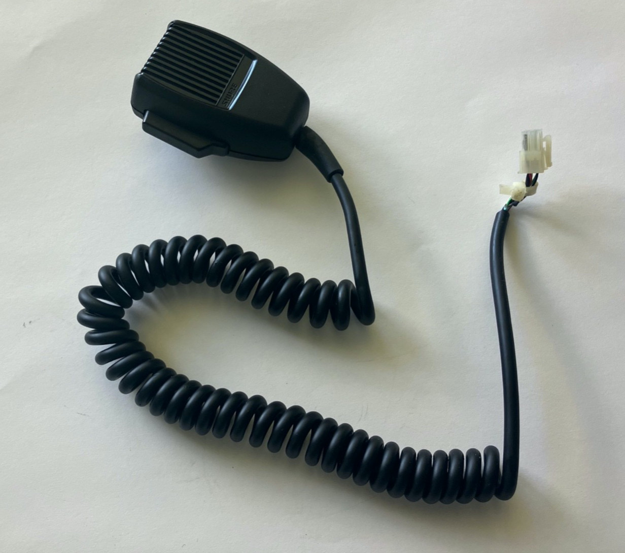 AS-IS Shure 596LB Voice Communication Microphone Push To Talk Omnidirectional