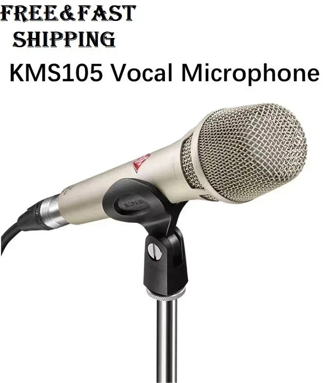 Neumann KMS 105 Supercardioid Condenser Handheld Vocal Microphone – Gold