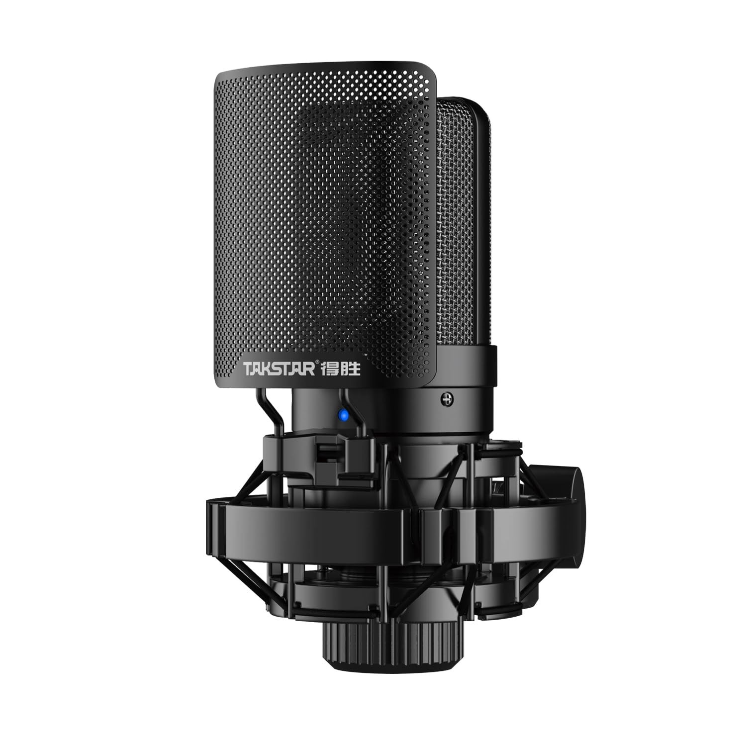 Professional Recording Microphone, XLR 16mm Condenser Diaphragm Microphone wi…