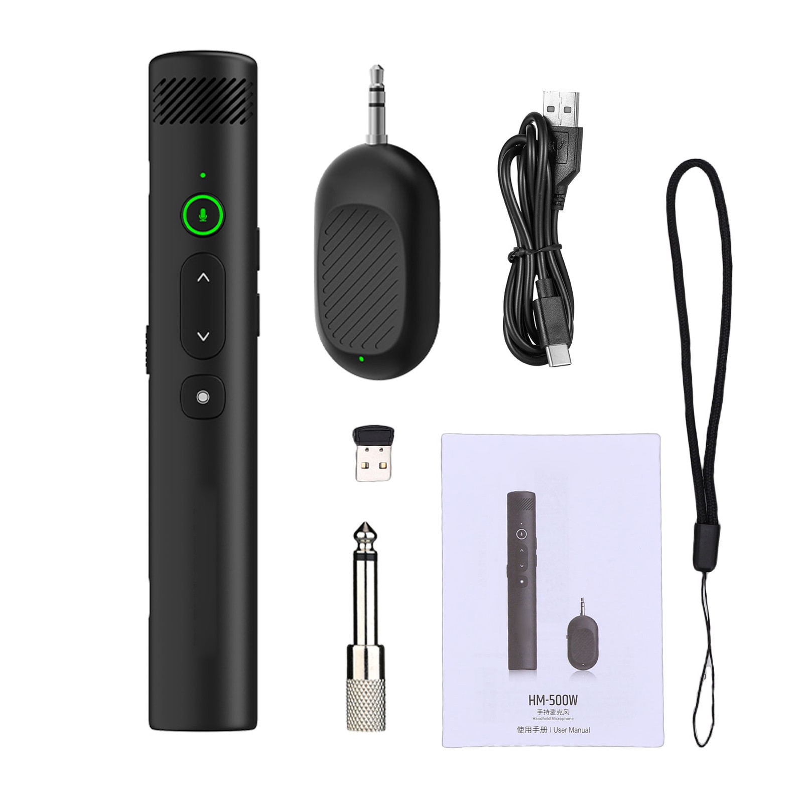 Wireless Handheld Microphone Page Turner With Receivers 20m/65ft Range High SDKK