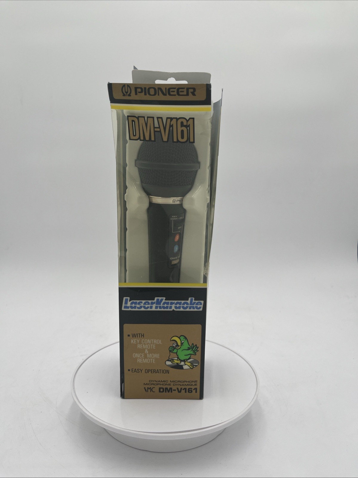 Vintage Pioneer DM-V161 Uni-Directional Dynamic Microphone Made in Japan