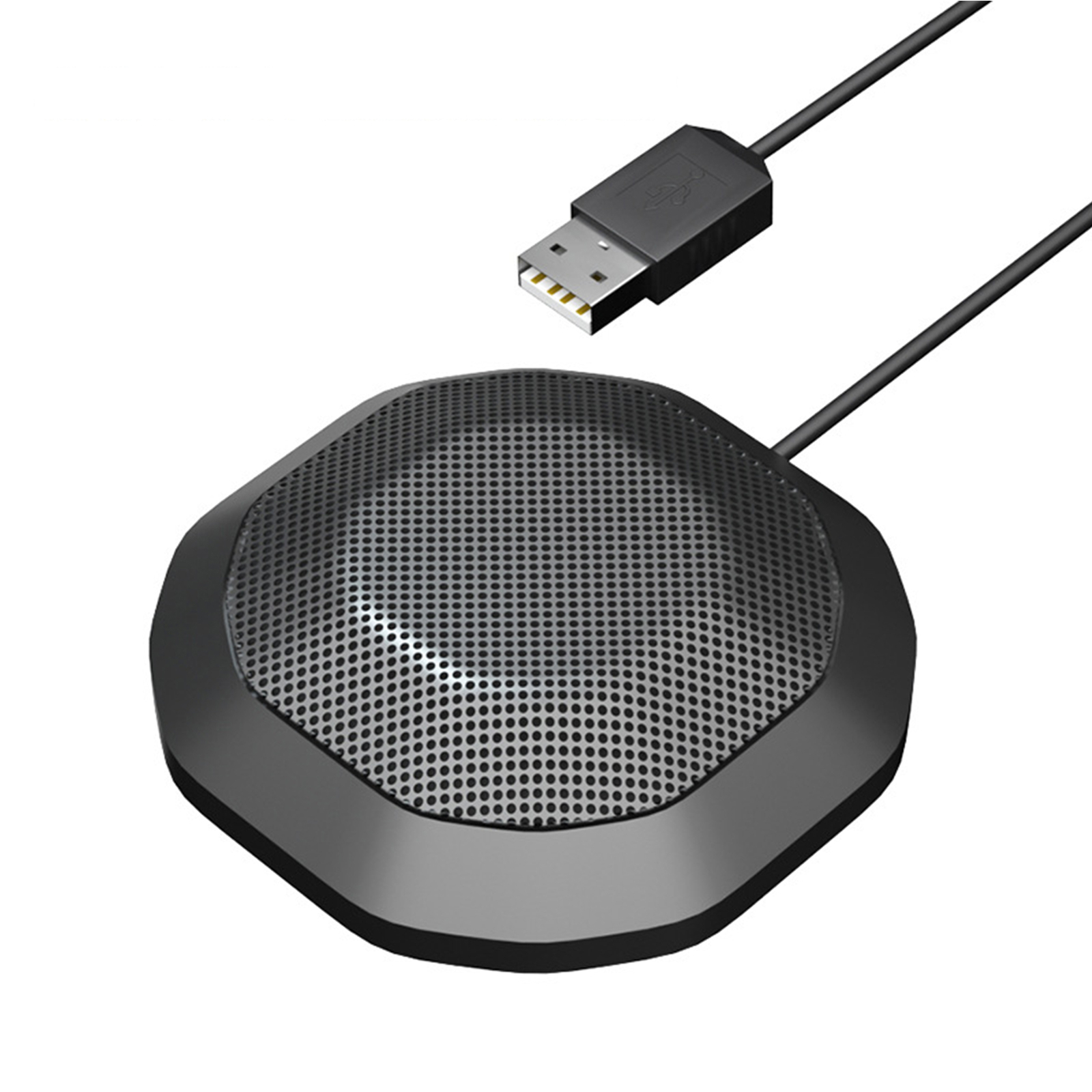 Portable USB Conference Microphone 360° Omnidirectional Condenser L7Q0