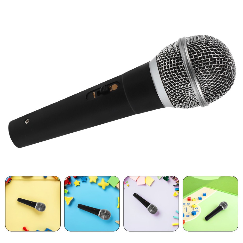 2 Pcs Karaoke Props Kids Microphone Toy Performance