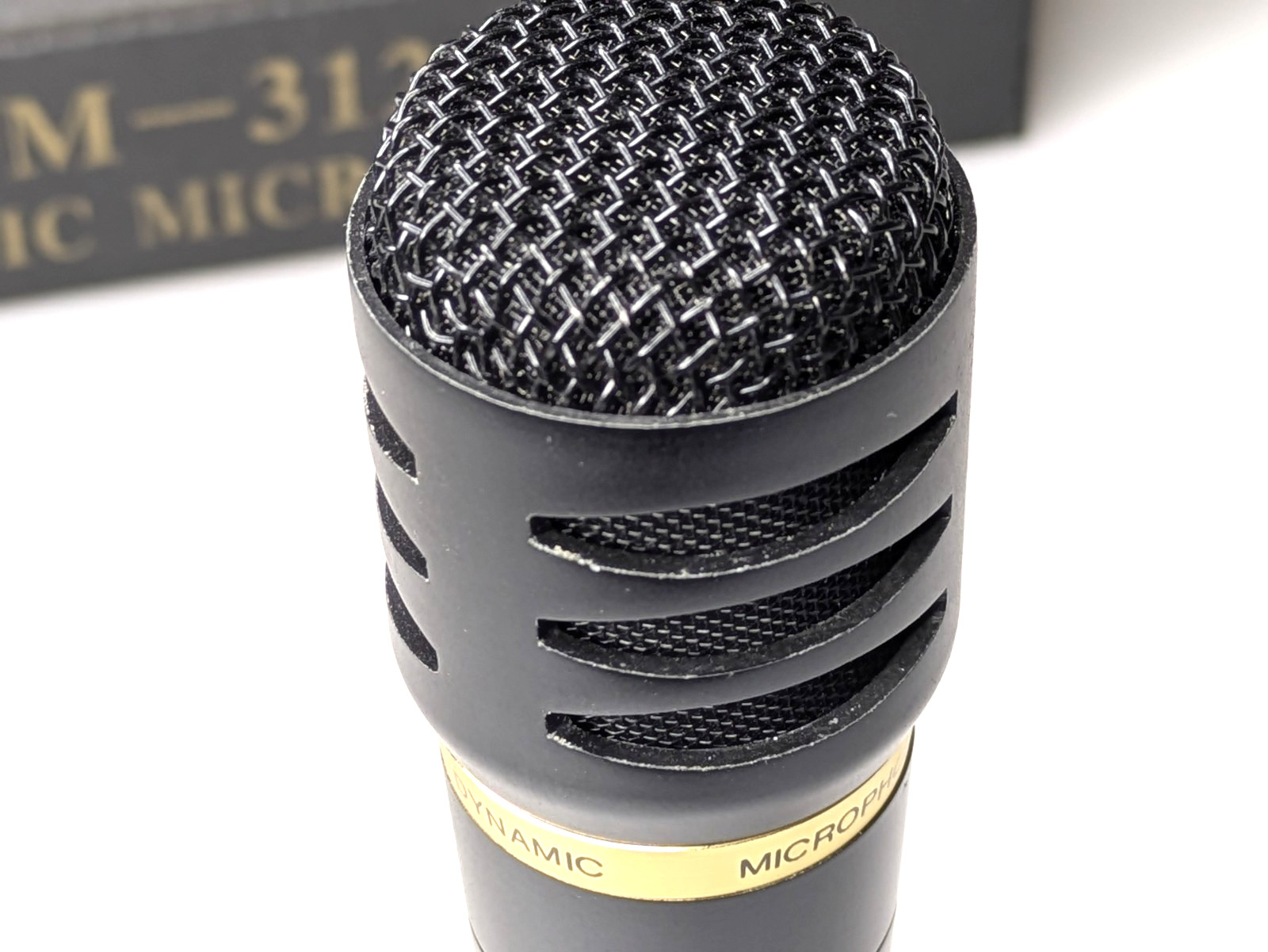 DM-312 Dynamic Microphone with Hi-fi Karaoke Switch with cable and Box.