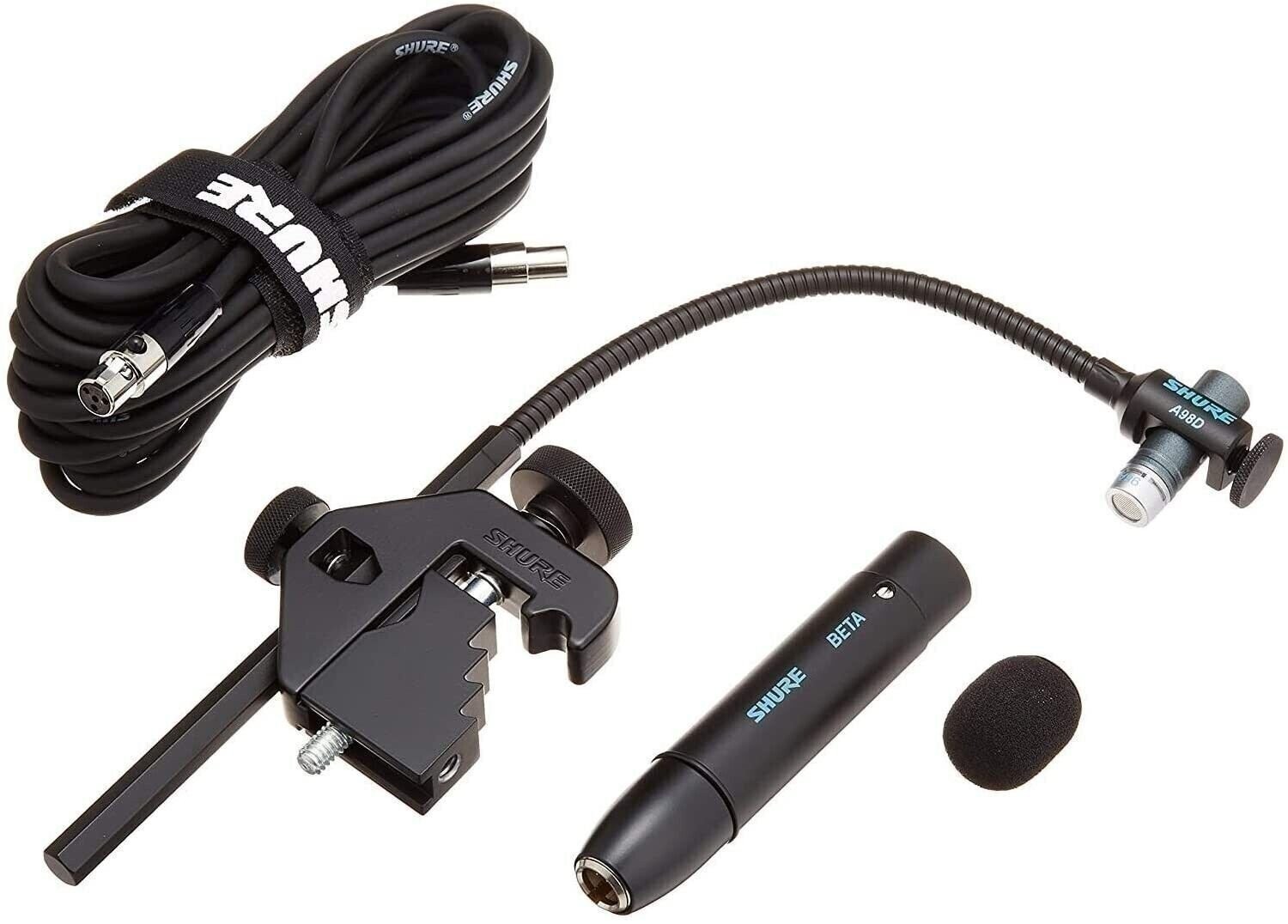 Shure BETA98AD/C Cardioid Condenser Clip-on Gooseneck Drum Microphone -OPEN BOX