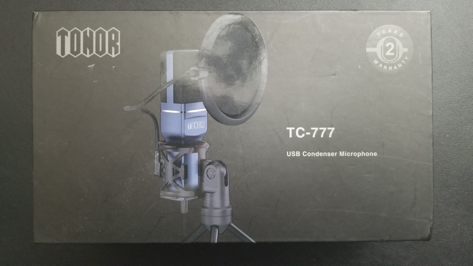 TONOR TC-777 USB Condenser Microphone kit.