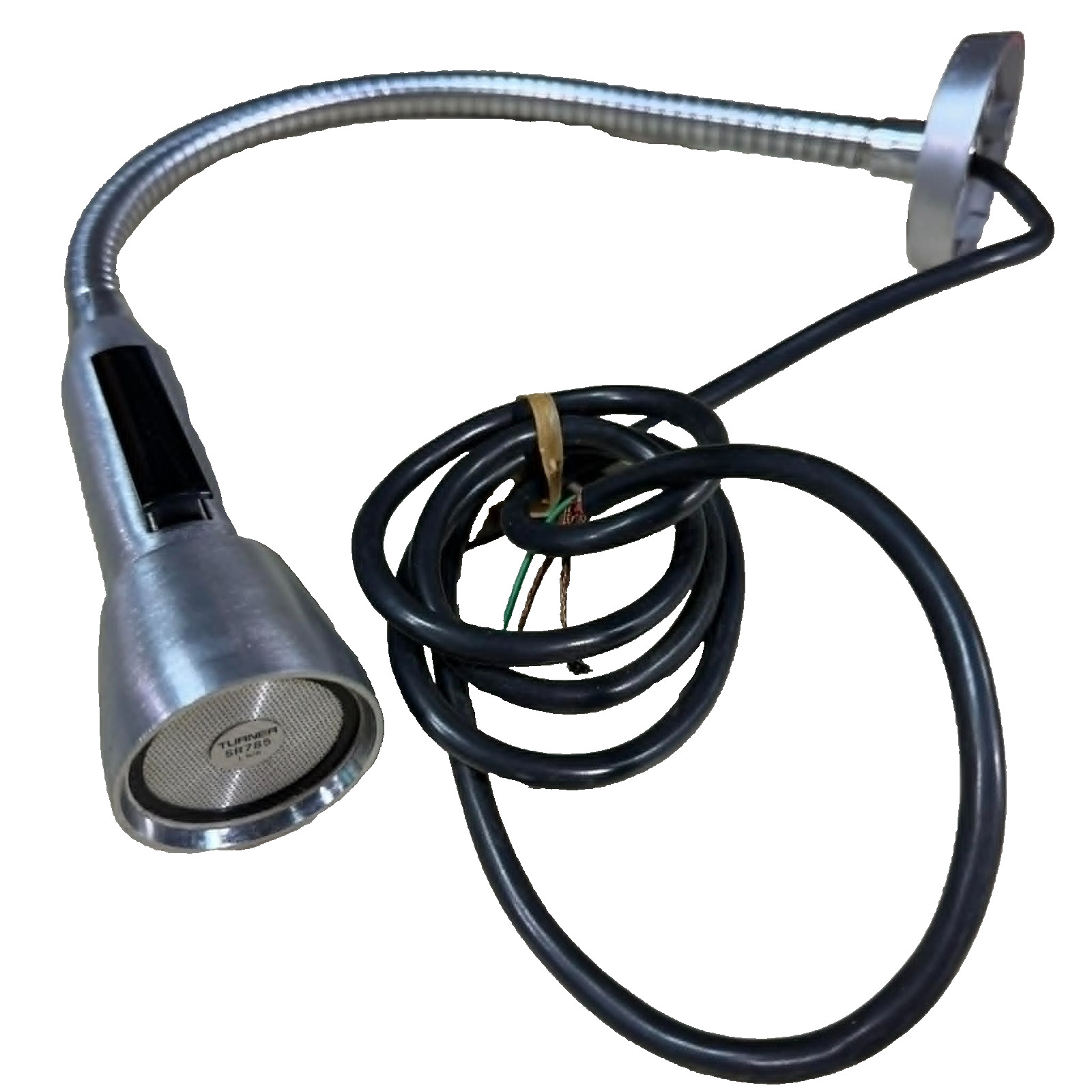 Turner Model SR785L N/O PTT Microphone 20″ Gooseneck Mount New Old Stock