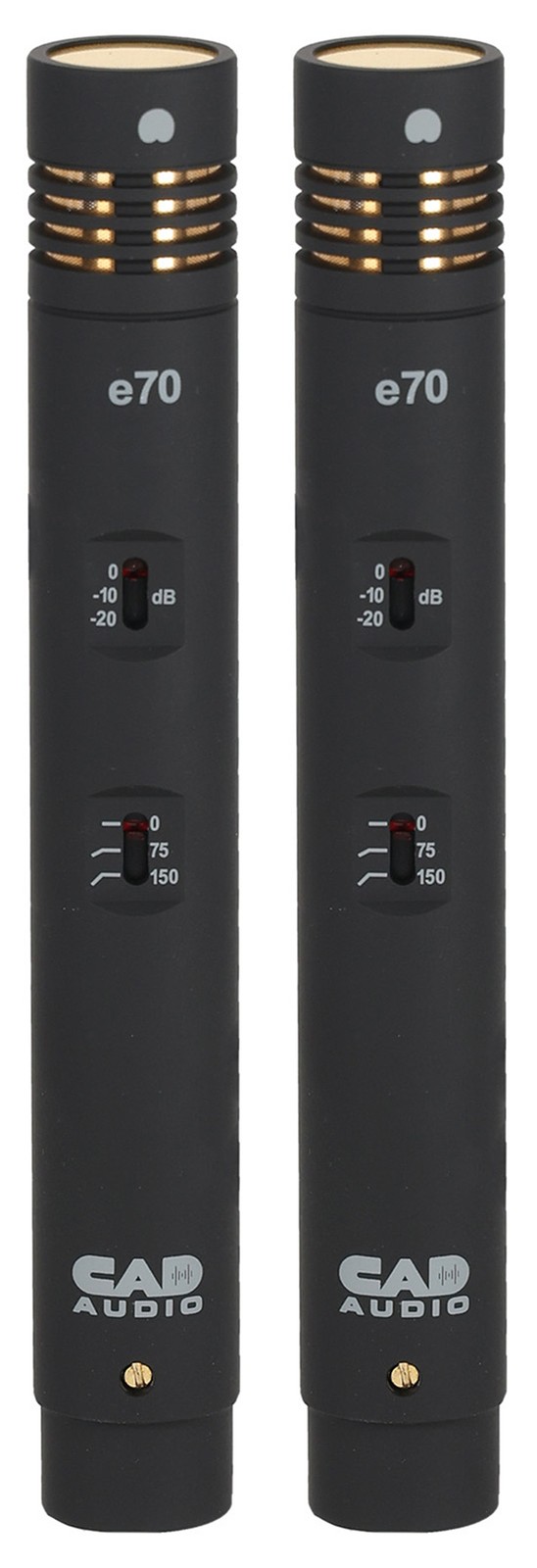 (2) CAD Audio Equitek E70 Dual-Capsule Instrument Microphones Condenser Mics